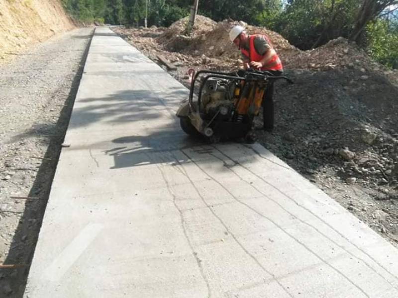 ხვამლის მთაზე მისასვლელი გზის მოწყობის სამუშაოები ინტესიურად მიმდინარეობს